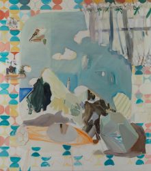 Andrea Freckmann, no title (Damals. So schön), 2023, oilpaint on linen, 180 x 160 cm
