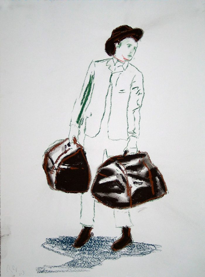 Ronald Versloot. without title, 2013, pastel on paper, 65 x 50 cm