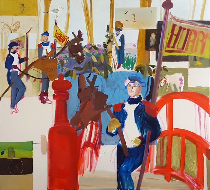 Andrea-Freckmann-Hurra-Man-muesste-etwas-tun-2016-oil-on-canvas-160x180cm