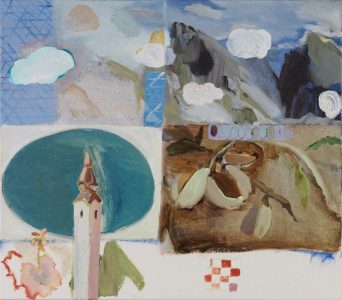 Andrea Freckmann, no title, 2023, oilpaint on linen, 35 x 40 cm