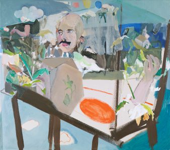 Andrea Freckmann, no title (Die Welt von Gestern), 2024, oilpaint on linen, 160 x 180 cm