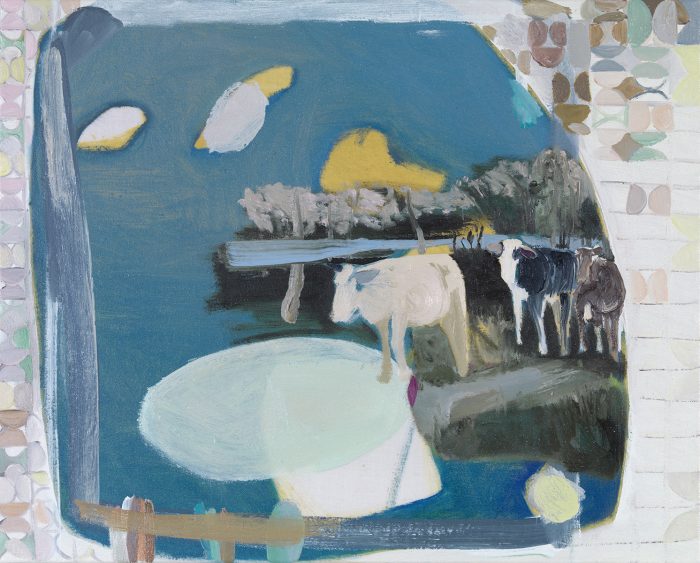 Andrea Freckmann, no title, 2025, oilpaint on linen, 30 x 40 cm