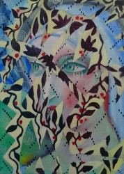 Christie van der Haak. Madonna, 1984, oilpaint on linen, 70 x 50 cm