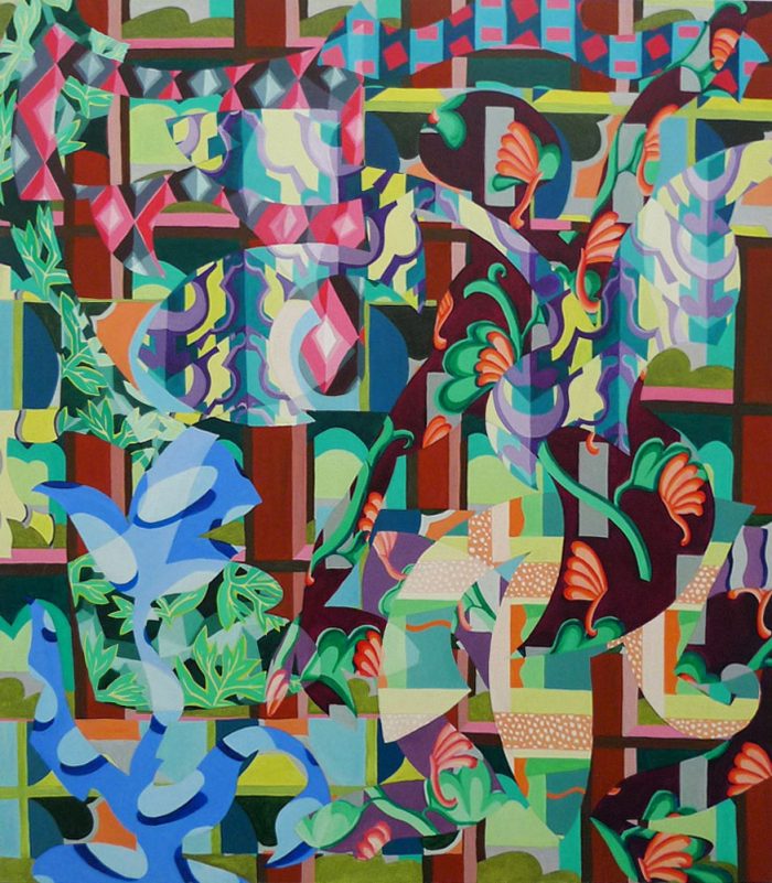 Christie van der Haak. Nelson Mandela (Pittura Natura) 1988, oilpaint on linen, 170 x 150 cm