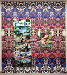 Christie van der Haak, Saray, wallpaper with Dire Adieu and Alte Pinakothek