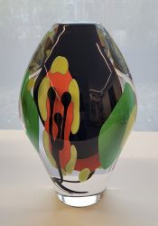 Christie van der Haak, no title, 2024, glass, pigment, 30 x 19 x 19 cm