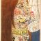 Corinne von Lebusa & Moritz Schleime, Toxicret, 2023, colourpencil, ink on paper, 28 x 19,5 cm