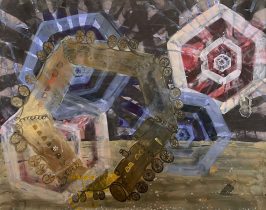 Dan Zhu, A Circular Journey, 2026, watercolour on paper, 40,6 x 50,8 cm