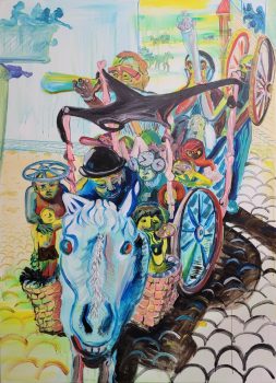 David Bade, No Vacancy, 2025, acrylic paint on linen, 150 x 100