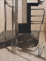 Diederik Gerlach, Ihre Finger, 2023, ink on paper, 32 x 24 cm