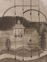 Diederik Gerlach, Ihre Traenen, 2023, ink on paper, 32 x 24 cm