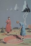Diederik Gerlach, Mach mal Pause, 2014, oil paint on panel, 33,5 x 22,7 cm