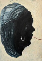 Dieter Mammel, Exploitation, 2024, oil paint on canvas, 60 x 40 cm