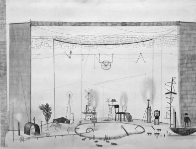 Dirk Zoete, no title, 2011, pencil on paper, 160  x 240 cm