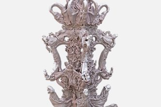 Elmar Trenkwalder, WVZ 248S, 2011, stoneware glaze, 230 x 80 x 80 cm.