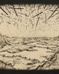 Eric Winarto. No title, 2012, ink on paper, 50 x 40 cm