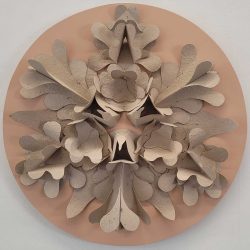 Ewoud van Rijn, Hermetic Mandala of Isis, 2026, hand-made paper, mdf, paint, d. 61 cm