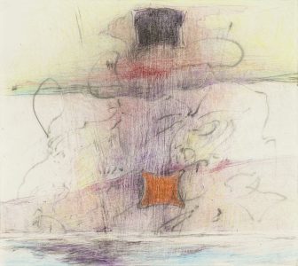 Frank Van den Broeck, no title, 2016-2017, (colour) pencil on paper, 32 x 36 cm