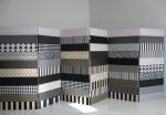 Fransje Killaars, Paravent, 2009, cotton, wood, 6 x 180 x 80 cm