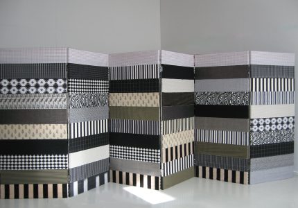 Fransje Killaars, Paravent, 2009, cotton, wood, 6 x 180 x 80 cm