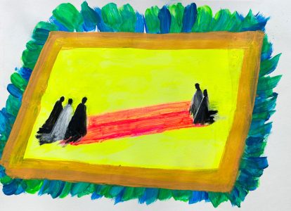 Fransje Killaars, The Intuition, 2025, acrylic paint on paper, 42 x 59,4 cm