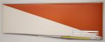 Han Schuil, no title, 2010, alkyd and lacquer on aluminium 94 x 265 x 8 cm