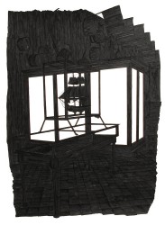 Heidi Linck Shooting Stars V, 2011, ink on paper, 84 x 64 cm