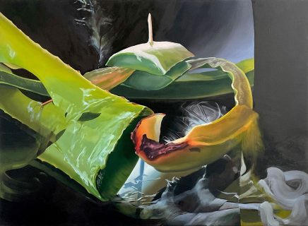Janice McNab, Night, 2022, oilpaint on linen, 120 x 165 cm