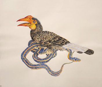 Kevin Simon Mancera, no title, 2024, gouache on paper, 39,5 x 46 cm