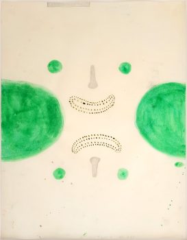 Martin Assig, St. Paul #1017, 2019, tempera, wax on paper, 39,3 x 30,5 cm