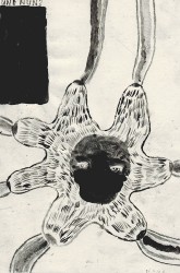 Martin Assig. Stern, 2010, ink on paper, 24 x 16 cm