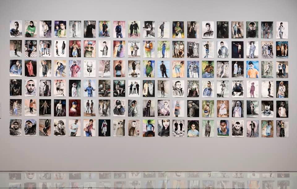 Nour-Eddine-Jarram-Moroccan-Youths-watercolour-on-paper-Rijksmuseum-Amsterdam Nour-Eddine Jarram, Moroccan Youths, 2021, watercolour on paper, Rijksmuseum Amsterdam