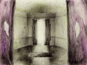 Frank Van den Broeck. without title, 2012, pencil on paper, 24 x 32 cm