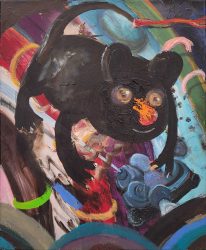 Philip Grözinger, I Do Know You, 2019, olieverf op linnen, 60 × 50 cm