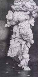 Robbie Cornelissen, Cloud (Sutsey 1963), 2022, graphite, pencil on paper, 240 x 120 cm