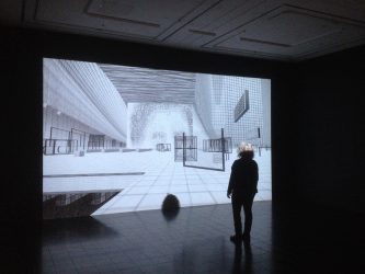 Robbie Cornelissen, The Labyrinth Runner, 2009, animation, 10:39 minutes. Projection at Hamburger Kunsthalle 2017