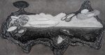 Robbie Cornelissen, Moving Visions, 2024, charcoal, graphite, pastel on paper, 125 x 240 cm