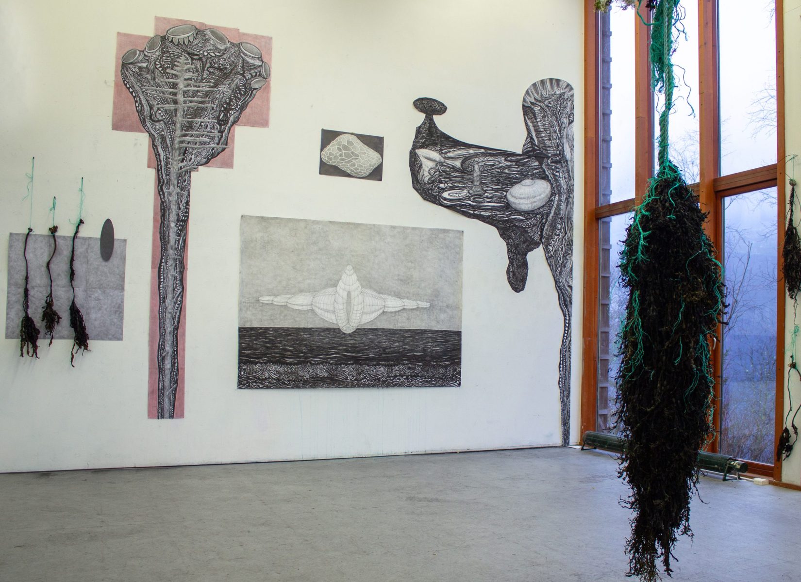 Robbie Cornelissen, studio view in Dale i Sunnfjord, Norway