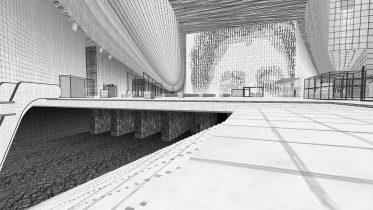 Robbie Cornelissen, The Labyrinth Runner, 2009, animation, 10:39 minutes. Projection at Hamburger Kunsthalle 2017