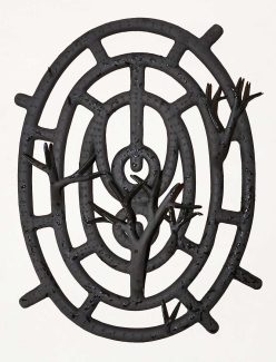 Simone Albers, Sediment, 2026, ceramic, glaze, 72 x 54 cm