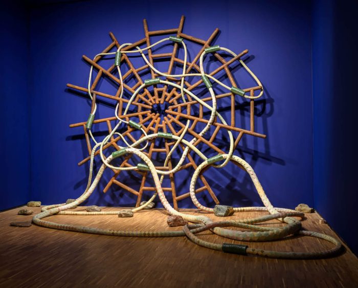 Simone Albers, Snakes and Ladders, 2026, diverse materials, 'Stairway-to..?', Kunsthal Kade, Amersfoort