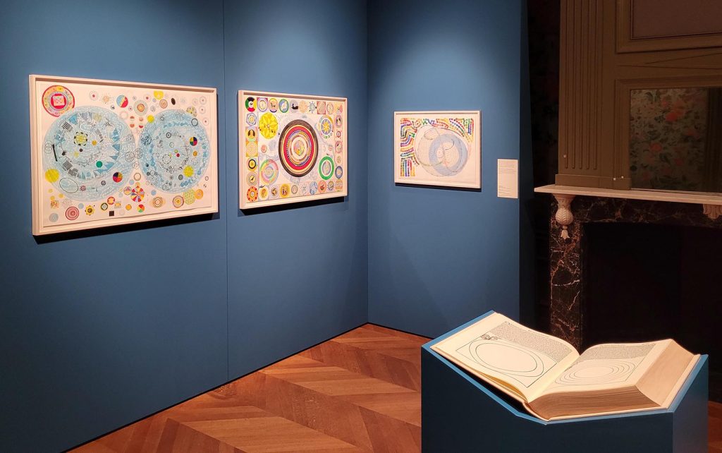 Stan-Klamer-Apocalyps-Huis-van-het-Boek-w Stan Klamer, drie hemelkaarten, 'Apocalyps' Museum Huis van het Boek.