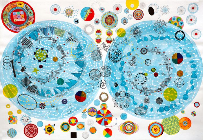 Stan Klamer, no title, 2023, pencil, watercolour, ink on paper, 70 x 100 cm