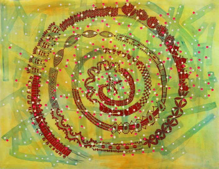 Stan Klamer, no title, 2025, pencil, watercolour on paper, 50 x 65 cm