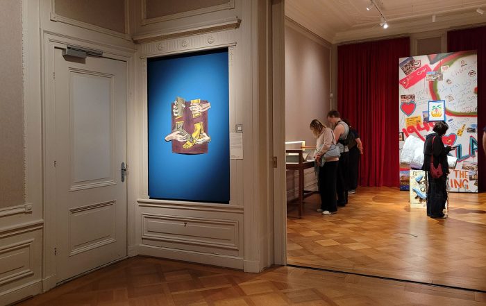 Susanna Inglada, Way Out IV, 2025, charcoal on coloured paper, 50 x 54 cm