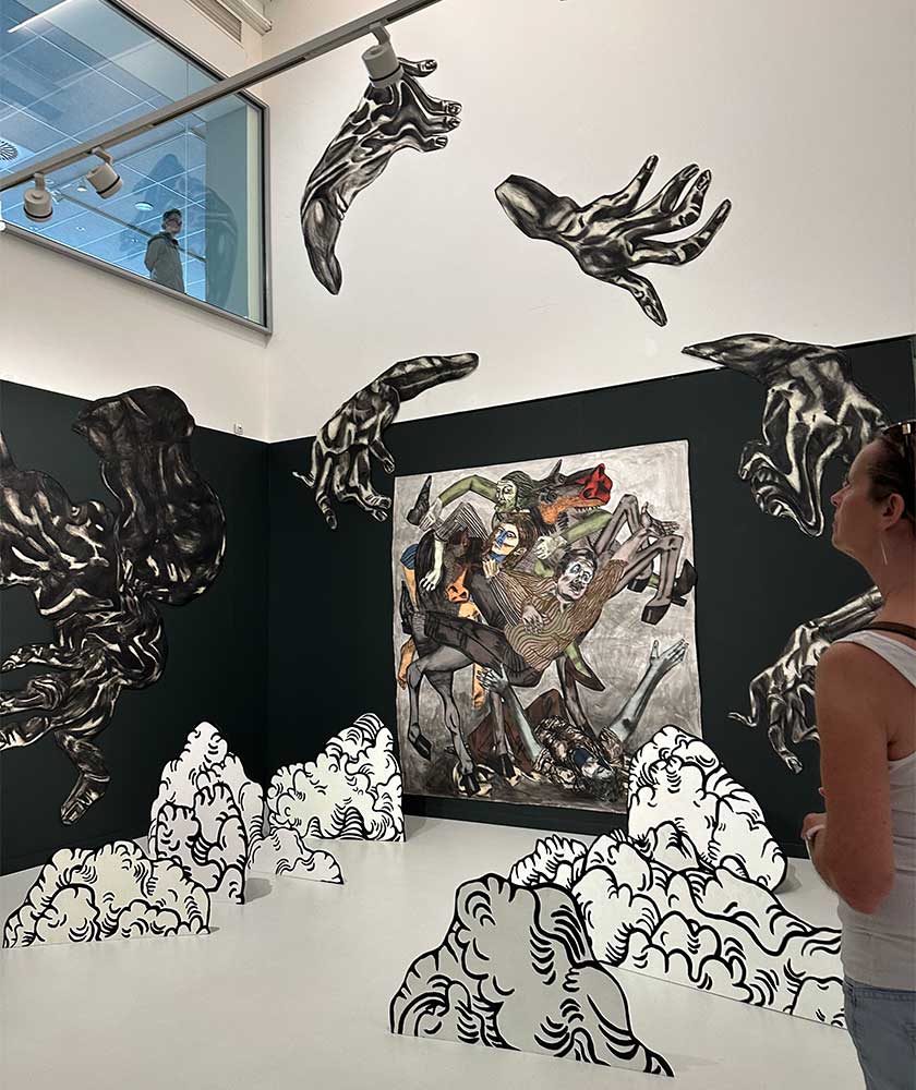 Susanna Inglada in Coda Paper Art 2023 mauritsvandelaar