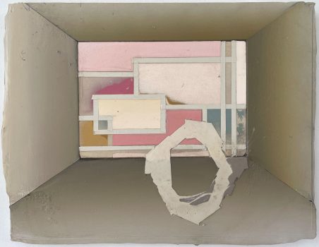 Theun Govers, no title, 2024, acrylic on panel, 30 x 40 cm