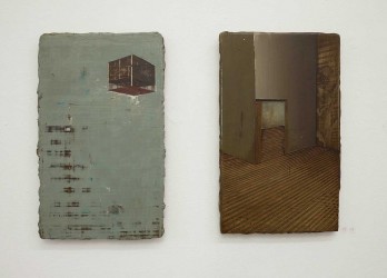 Theun Govers, no title, 2014, acrylic on panel 2 x 31 x 20 cm