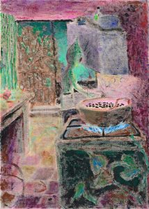 Derk Thijs, no title (kitchen), 2021, oil paint on linen, 65 x 50 cm