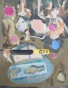 Andrea Freckmann, no title, 2025, oilpaint on linen, 40 x 30 cm